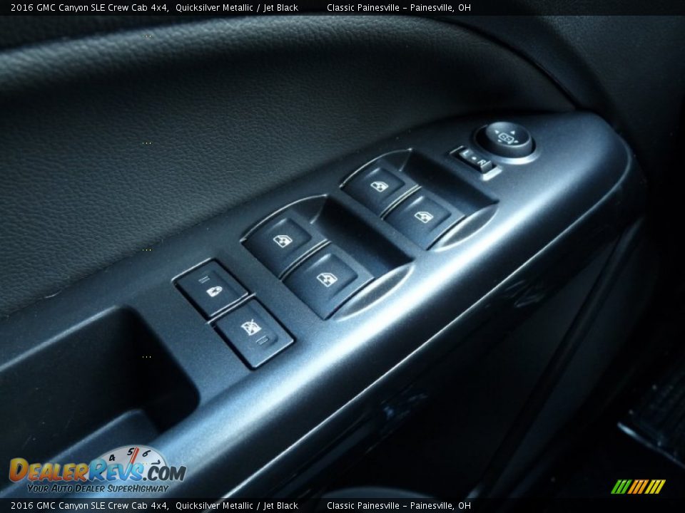 2016 GMC Canyon SLE Crew Cab 4x4 Quicksilver Metallic / Jet Black Photo #6
