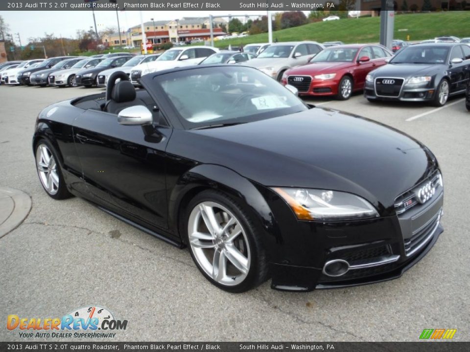 2013 Audi TT S 2.0T quattro Roadster Phantom Black Pearl Effect / Black Photo #9
