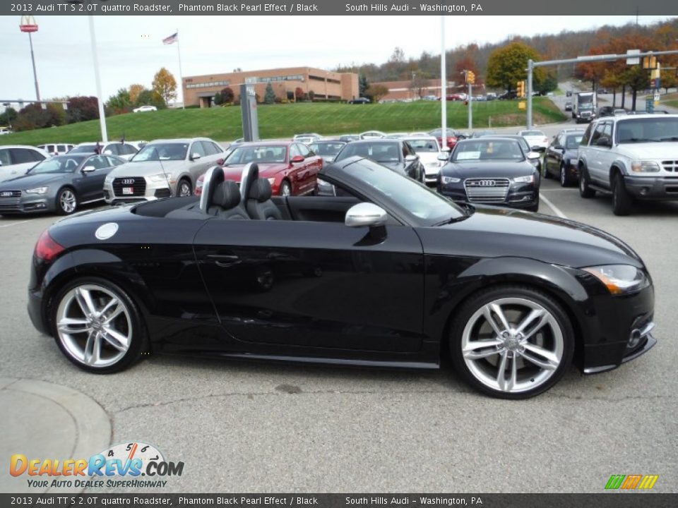 Phantom Black Pearl Effect 2013 Audi TT S 2.0T quattro Roadster Photo #10