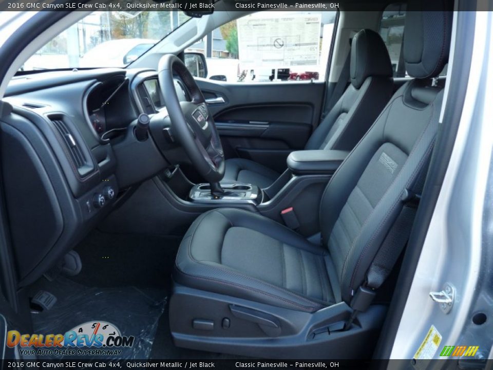 Front Seat of 2016 GMC Canyon SLE Crew Cab 4x4 Photo #8