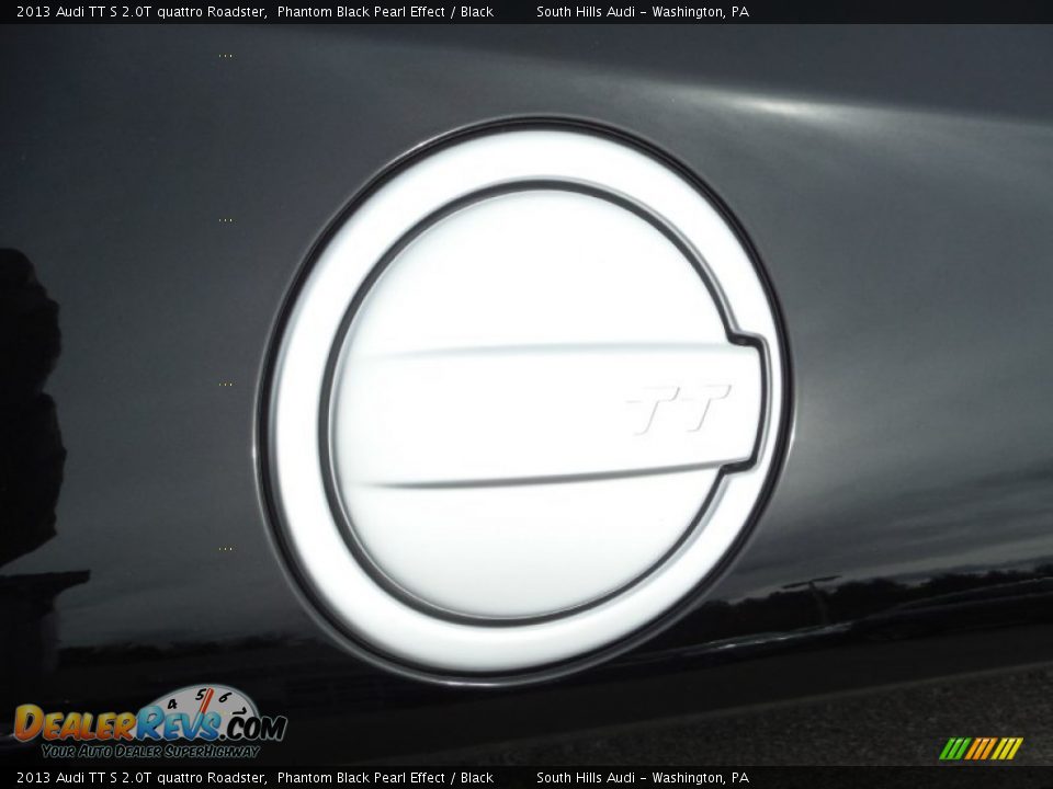 2013 Audi TT S 2.0T quattro Roadster Phantom Black Pearl Effect / Black Photo #14