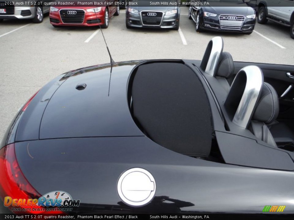 2013 Audi TT S 2.0T quattro Roadster Phantom Black Pearl Effect / Black Photo #15