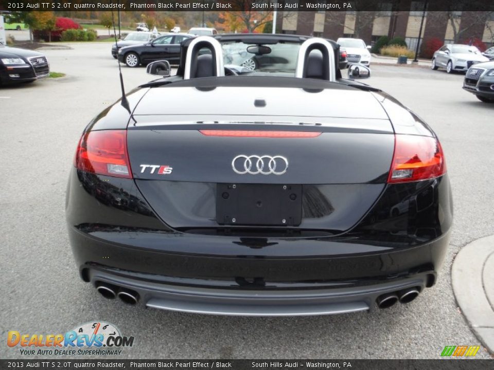 2013 Audi TT S 2.0T quattro Roadster Phantom Black Pearl Effect / Black Photo #17