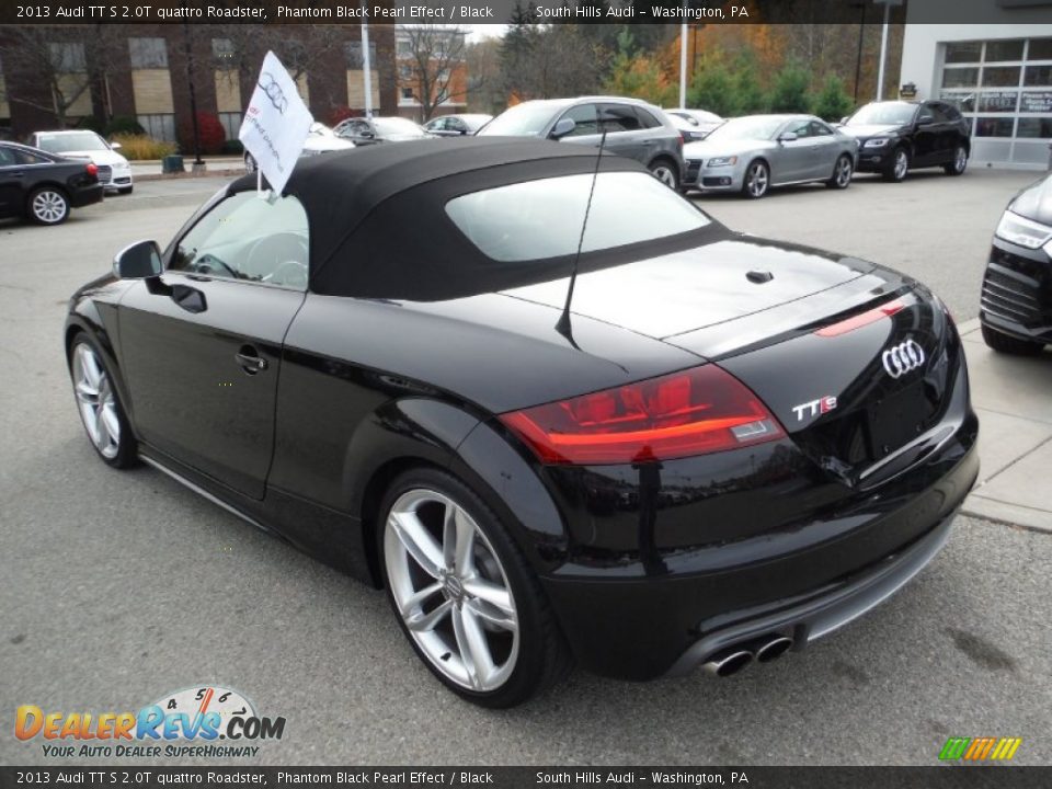 2013 Audi TT S 2.0T quattro Roadster Phantom Black Pearl Effect / Black Photo #20