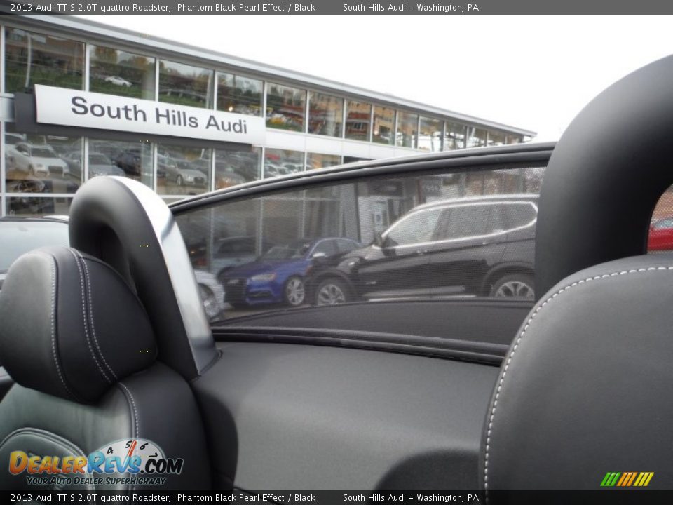 2013 Audi TT S 2.0T quattro Roadster Phantom Black Pearl Effect / Black Photo #21