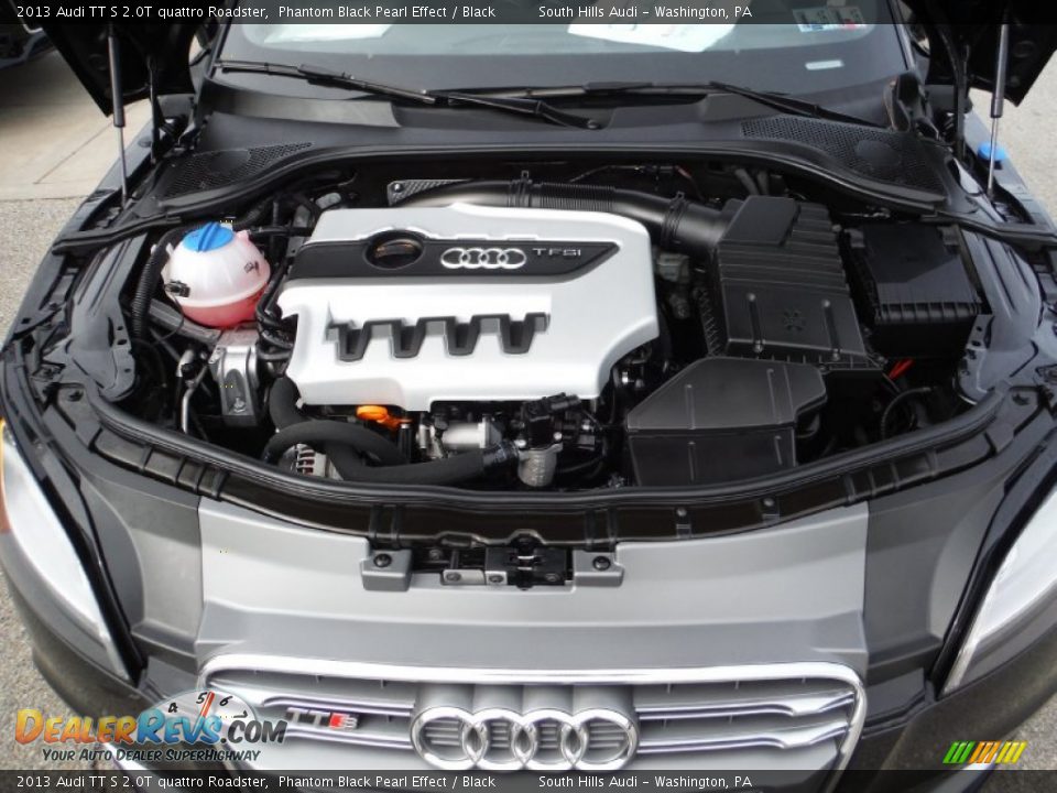 2013 Audi TT S 2.0T quattro Roadster Phantom Black Pearl Effect / Black Photo #24