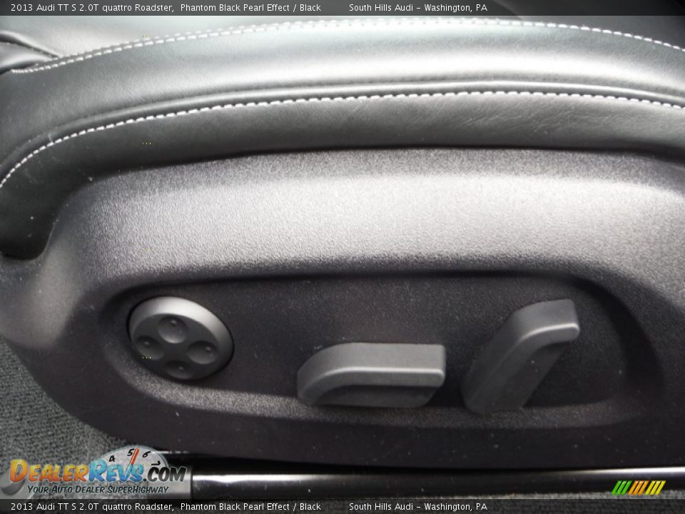 2013 Audi TT S 2.0T quattro Roadster Phantom Black Pearl Effect / Black Photo #28