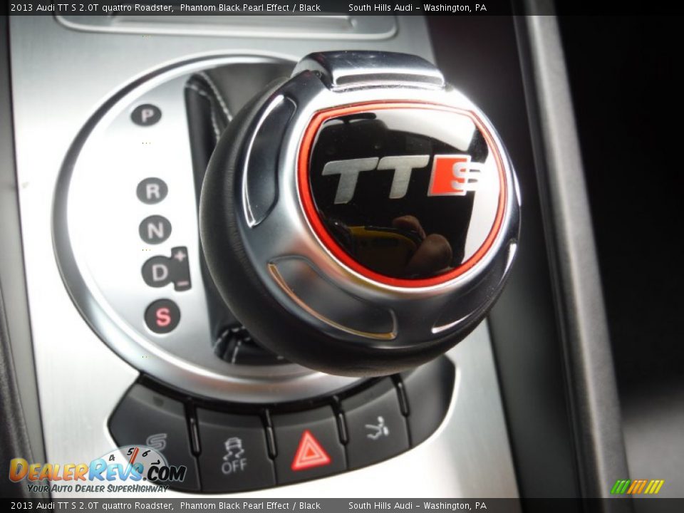 2013 Audi TT S 2.0T quattro Roadster Phantom Black Pearl Effect / Black Photo #34