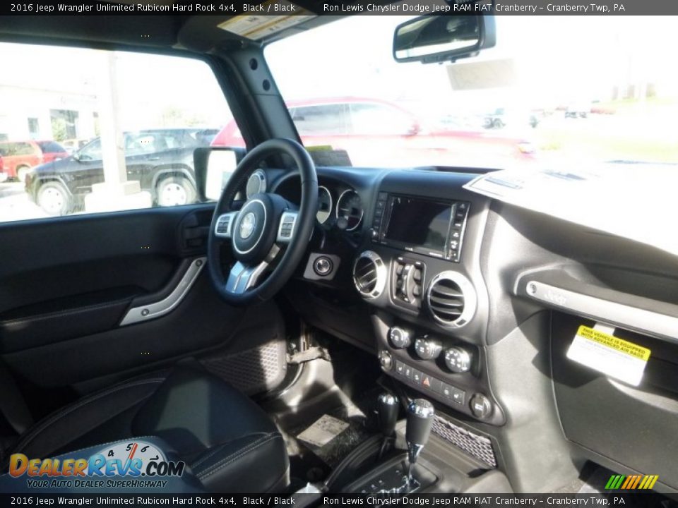 2016 Jeep Wrangler Unlimited Rubicon Hard Rock 4x4 Black / Black Photo #9
