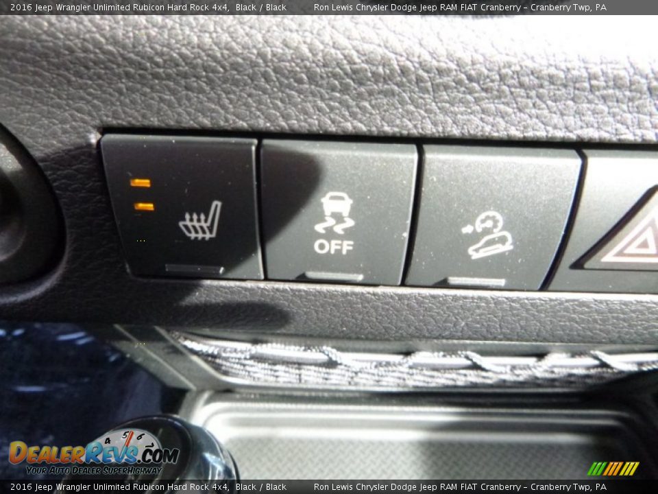 2016 Jeep Wrangler Unlimited Rubicon Hard Rock 4x4 Black / Black Photo #14