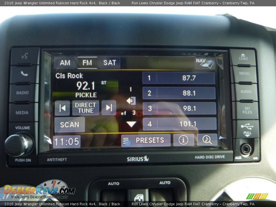 2016 Jeep Wrangler Unlimited Rubicon Hard Rock 4x4 Black / Black Photo #15