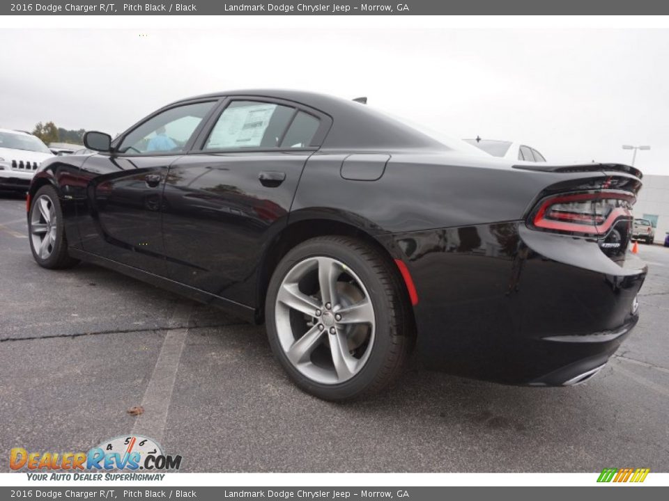 2016 Dodge Charger R/T Pitch Black / Black Photo #2