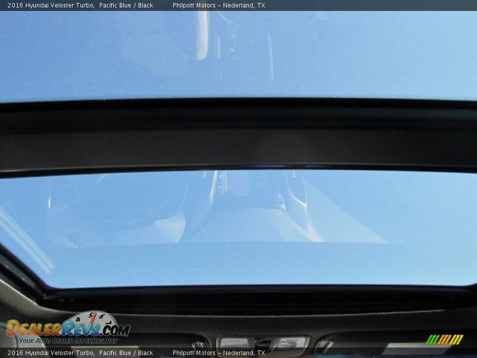 2016 Hyundai Veloster Turbo Pacific Blue / Black Photo #22