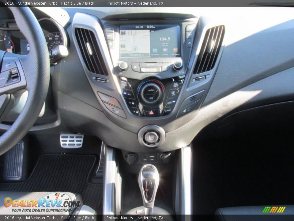 2016 Hyundai Veloster Turbo Pacific Blue / Black Photo #24
