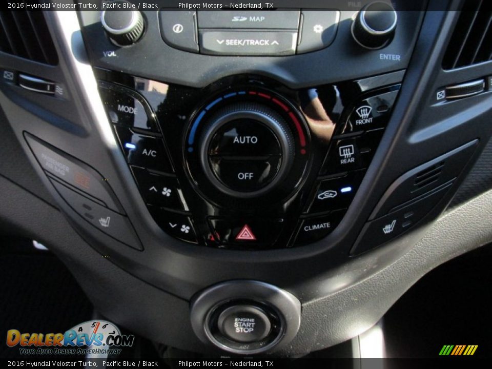 2016 Hyundai Veloster Turbo Pacific Blue / Black Photo #26
