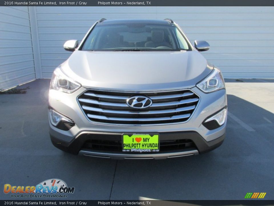 2016 Hyundai Santa Fe Limited Iron Frost / Gray Photo #8