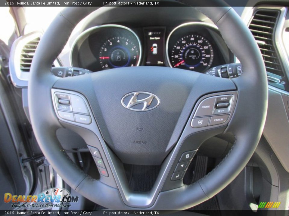 2016 Hyundai Santa Fe Limited Steering Wheel Photo #33