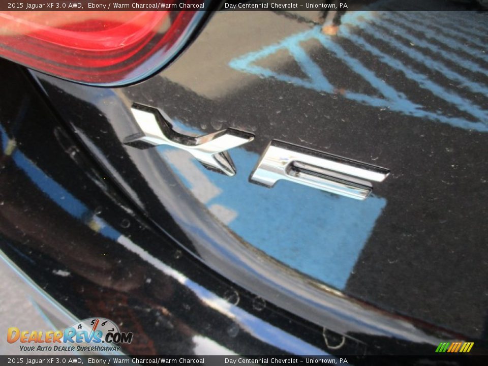2015 Jaguar XF 3.0 AWD Ebony / Warm Charcoal/Warm Charcoal Photo #6