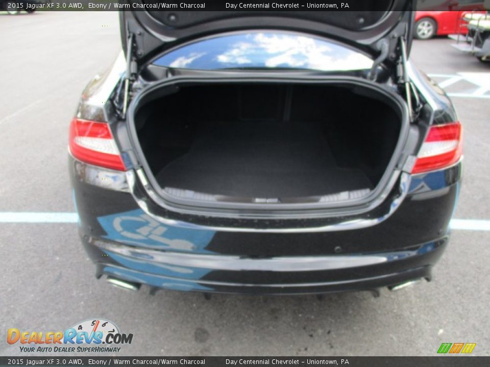 2015 Jaguar XF 3.0 AWD Ebony / Warm Charcoal/Warm Charcoal Photo #15