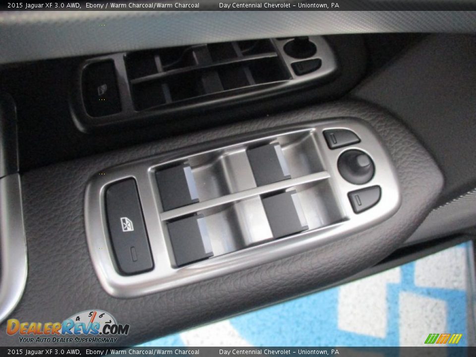 2015 Jaguar XF 3.0 AWD Ebony / Warm Charcoal/Warm Charcoal Photo #19