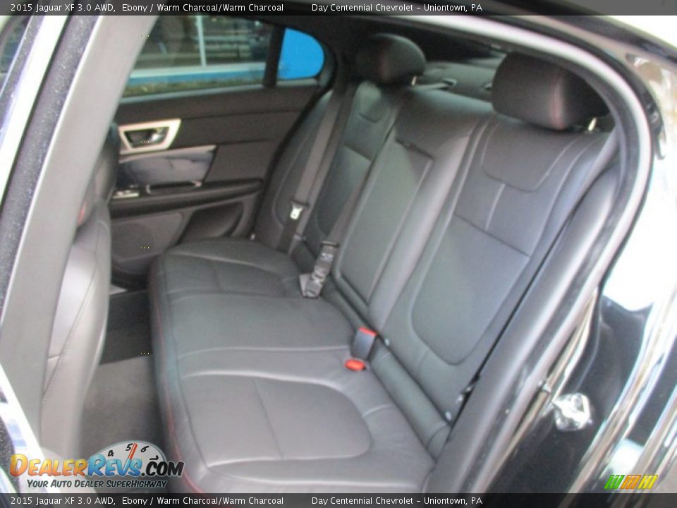 2015 Jaguar XF 3.0 AWD Ebony / Warm Charcoal/Warm Charcoal Photo #22