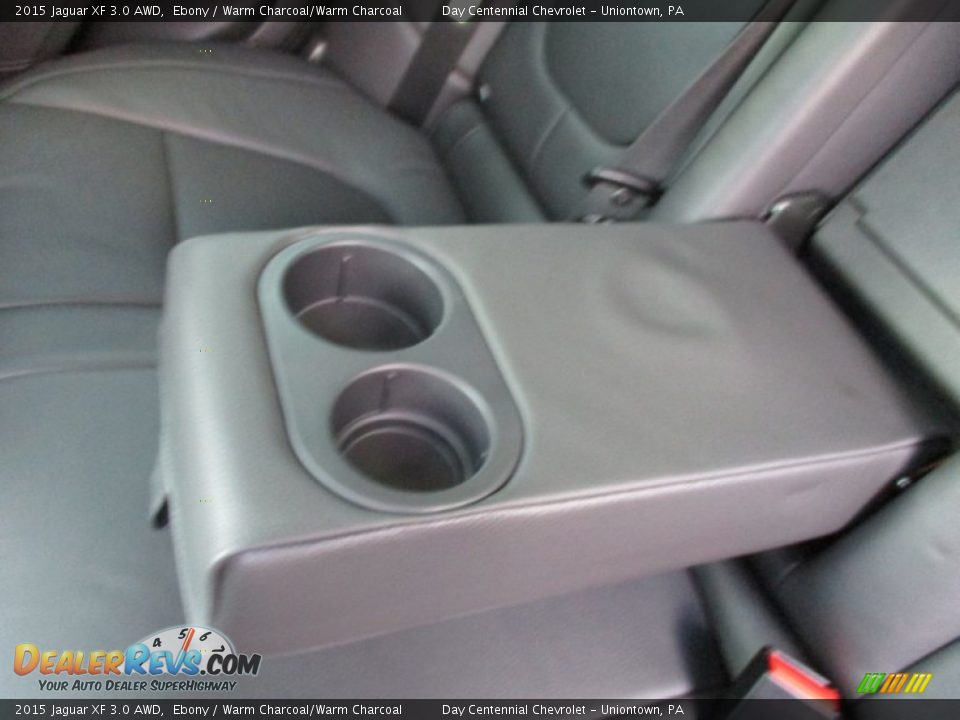 2015 Jaguar XF 3.0 AWD Ebony / Warm Charcoal/Warm Charcoal Photo #24