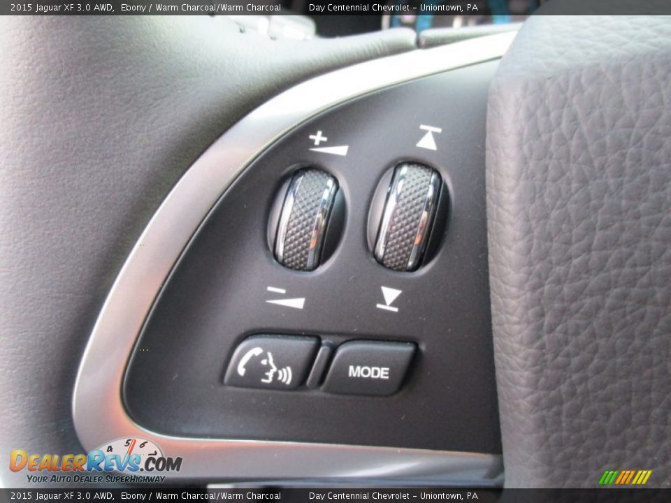 2015 Jaguar XF 3.0 AWD Ebony / Warm Charcoal/Warm Charcoal Photo #35
