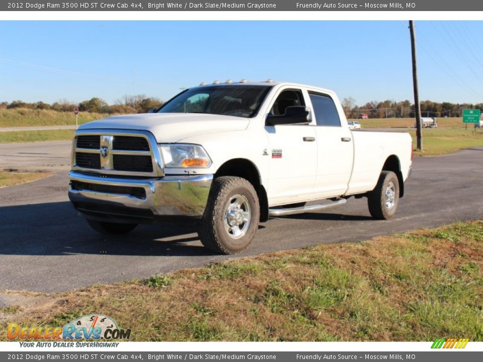 Front 3/4 View of 2012 Dodge Ram 3500 HD ST Crew Cab 4x4 Photo #6