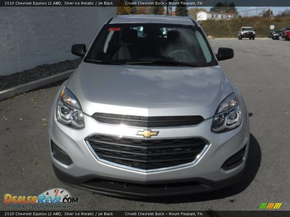 2016 Chevrolet Equinox LS AWD Silver Ice Metallic / Jet Black Photo #4