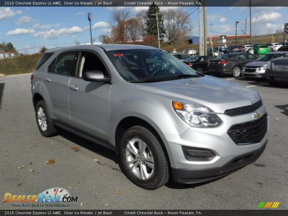 2016 Chevrolet Equinox LS AWD Silver Ice Metallic / Jet Black Photo #5