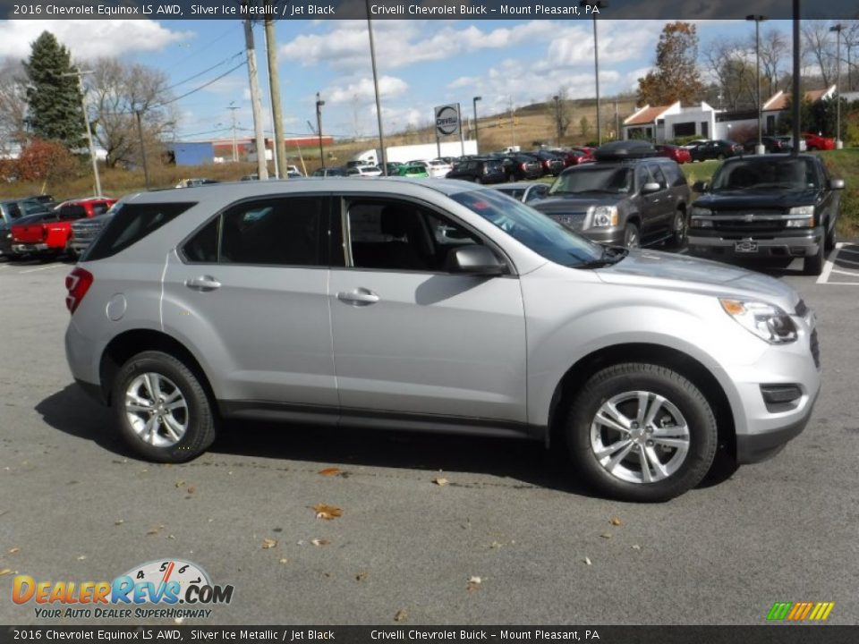 2016 Chevrolet Equinox LS AWD Silver Ice Metallic / Jet Black Photo #6