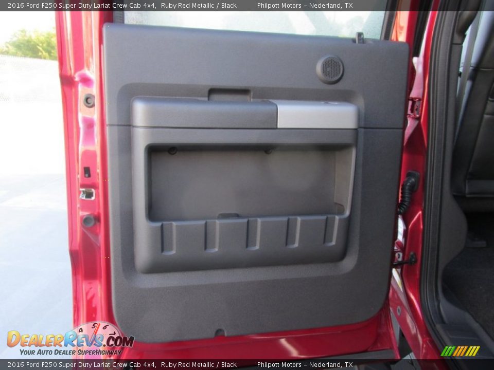 2016 Ford F250 Super Duty Lariat Crew Cab 4x4 Ruby Red Metallic / Black Photo #19