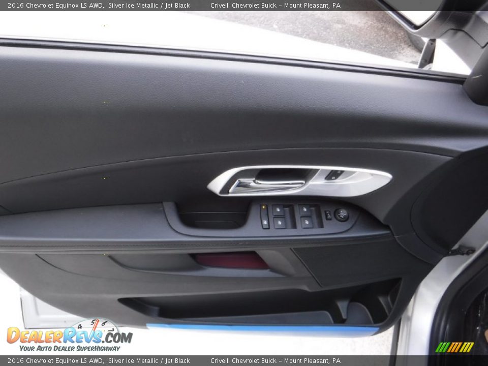 2016 Chevrolet Equinox LS AWD Silver Ice Metallic / Jet Black Photo #9