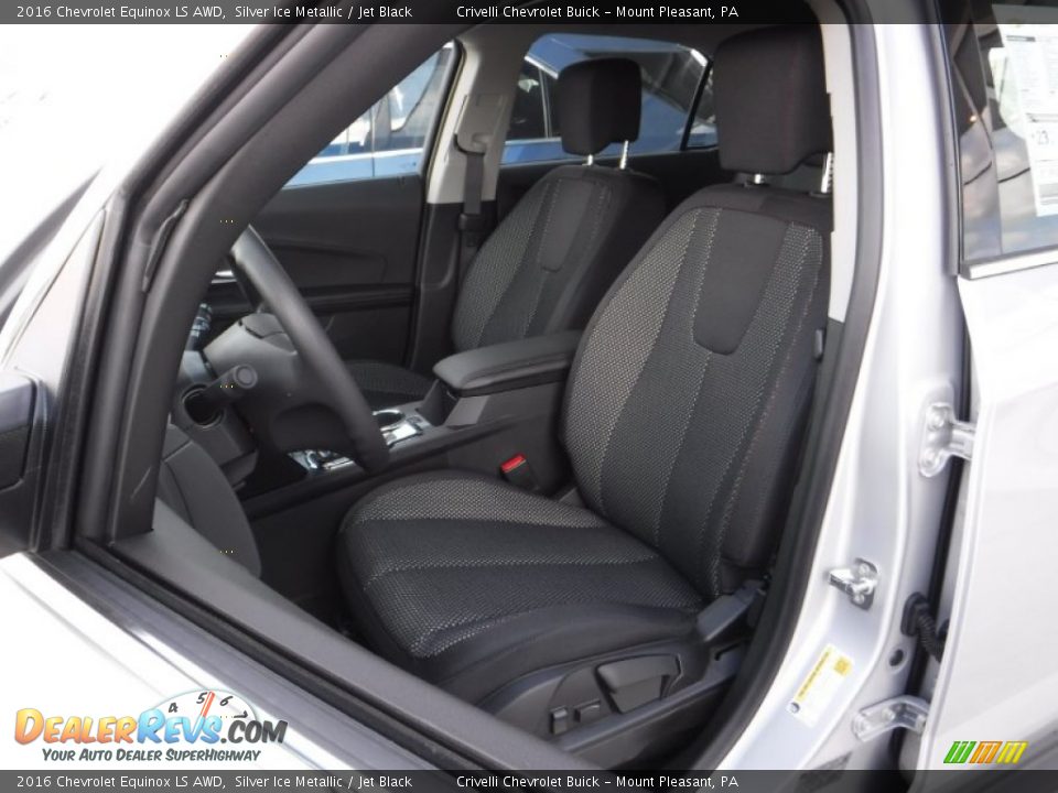2016 Chevrolet Equinox LS AWD Silver Ice Metallic / Jet Black Photo #11