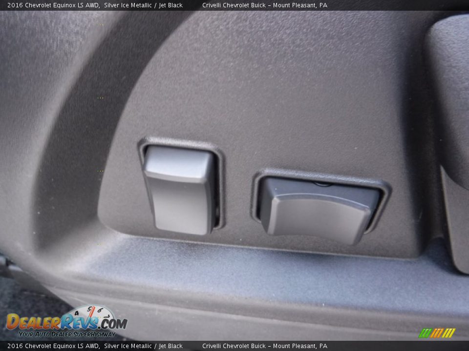 2016 Chevrolet Equinox LS AWD Silver Ice Metallic / Jet Black Photo #12