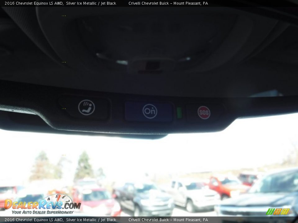 2016 Chevrolet Equinox LS AWD Silver Ice Metallic / Jet Black Photo #13