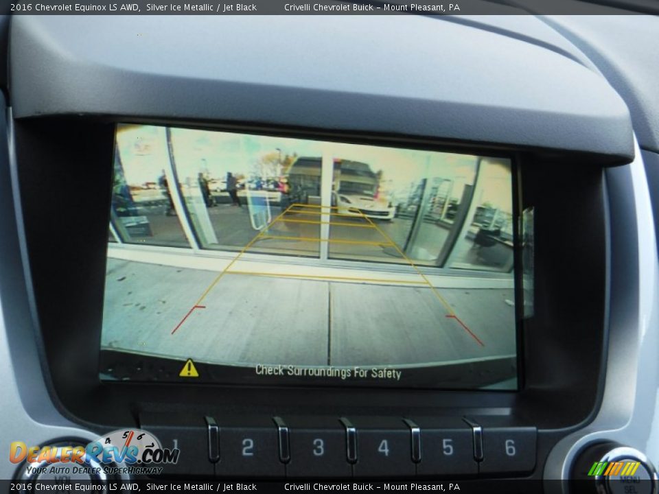 2016 Chevrolet Equinox LS AWD Silver Ice Metallic / Jet Black Photo #16
