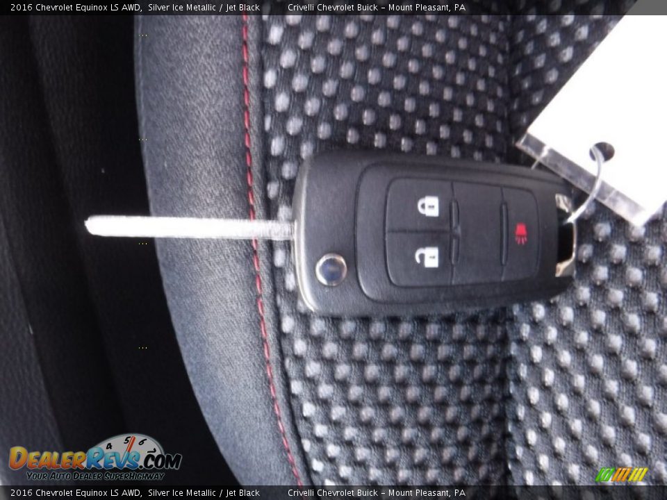 2016 Chevrolet Equinox LS AWD Silver Ice Metallic / Jet Black Photo #21