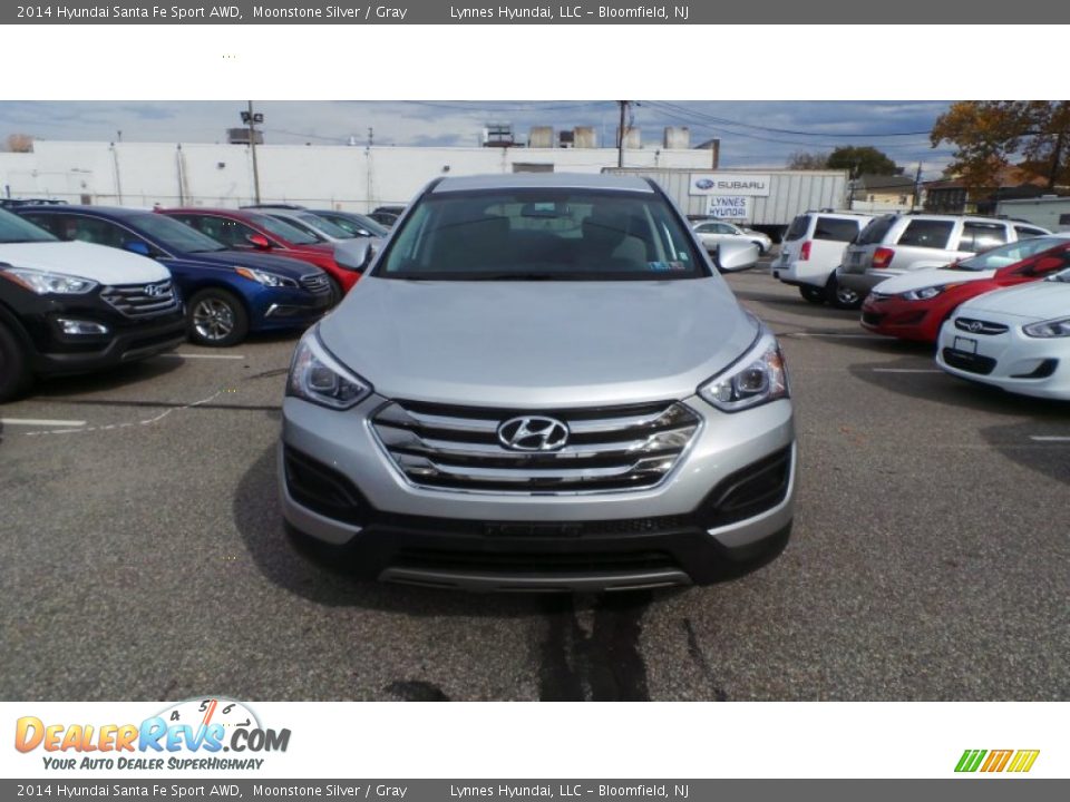 2014 Hyundai Santa Fe Sport AWD Moonstone Silver / Gray Photo #2