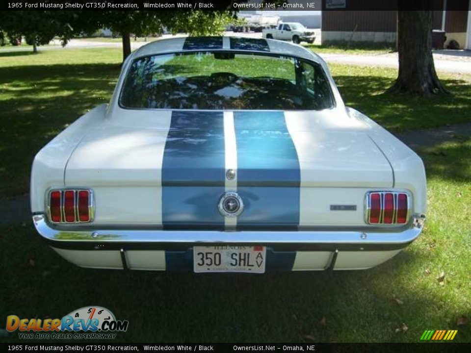 1965 Ford Mustang Shelby GT350 Recreation Wimbledon White / Black Photo #17