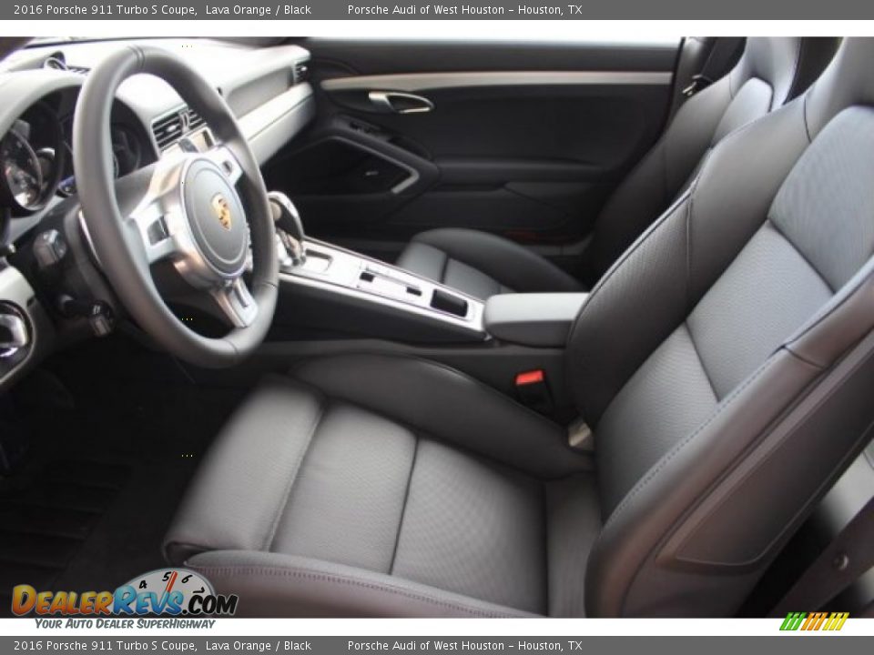 Front Seat of 2016 Porsche 911 Turbo S Coupe Photo #15