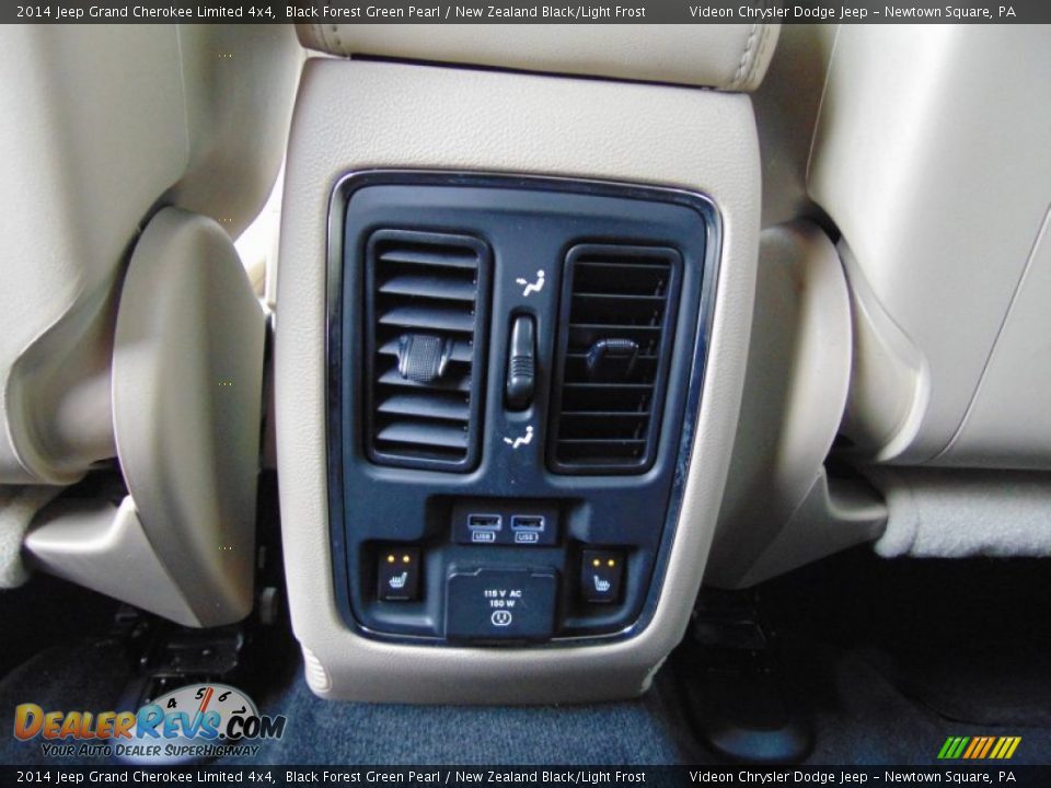 2014 Jeep Grand Cherokee Limited 4x4 Black Forest Green Pearl / New Zealand Black/Light Frost Photo #22