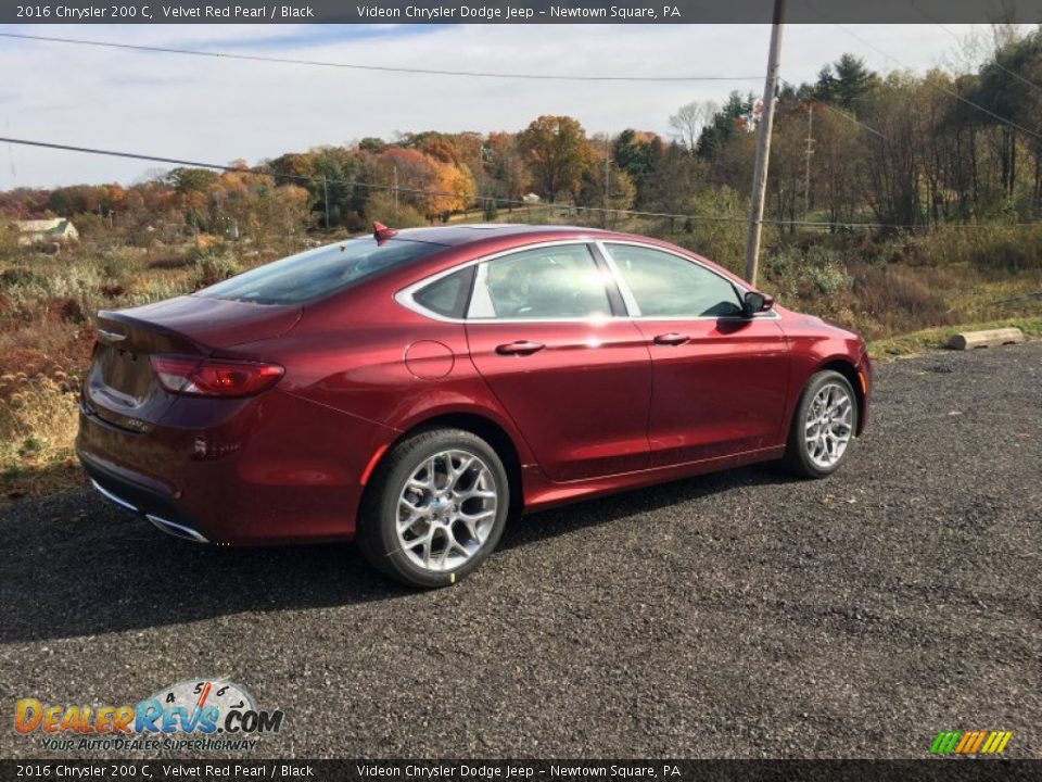 2016 Chrysler 200 C Velvet Red Pearl / Black Photo #3