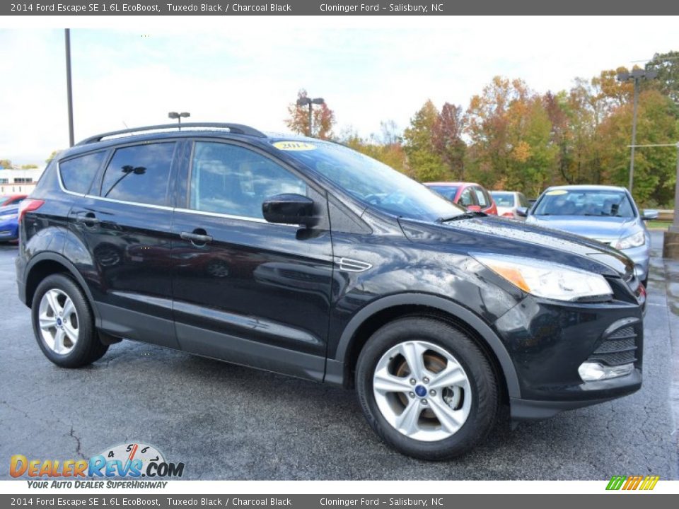 2014 Ford Escape SE 1.6L EcoBoost Tuxedo Black / Charcoal Black Photo #1