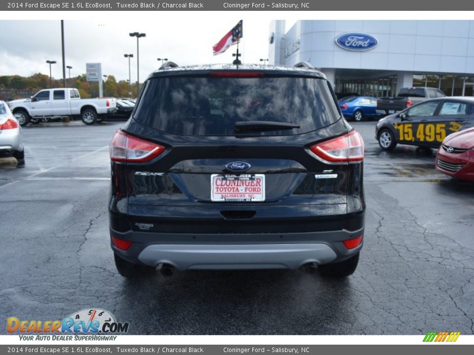 2014 Ford Escape SE 1.6L EcoBoost Tuxedo Black / Charcoal Black Photo #4