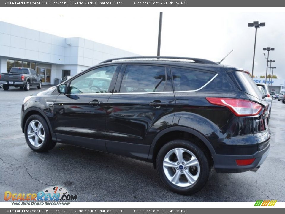 2014 Ford Escape SE 1.6L EcoBoost Tuxedo Black / Charcoal Black Photo #5