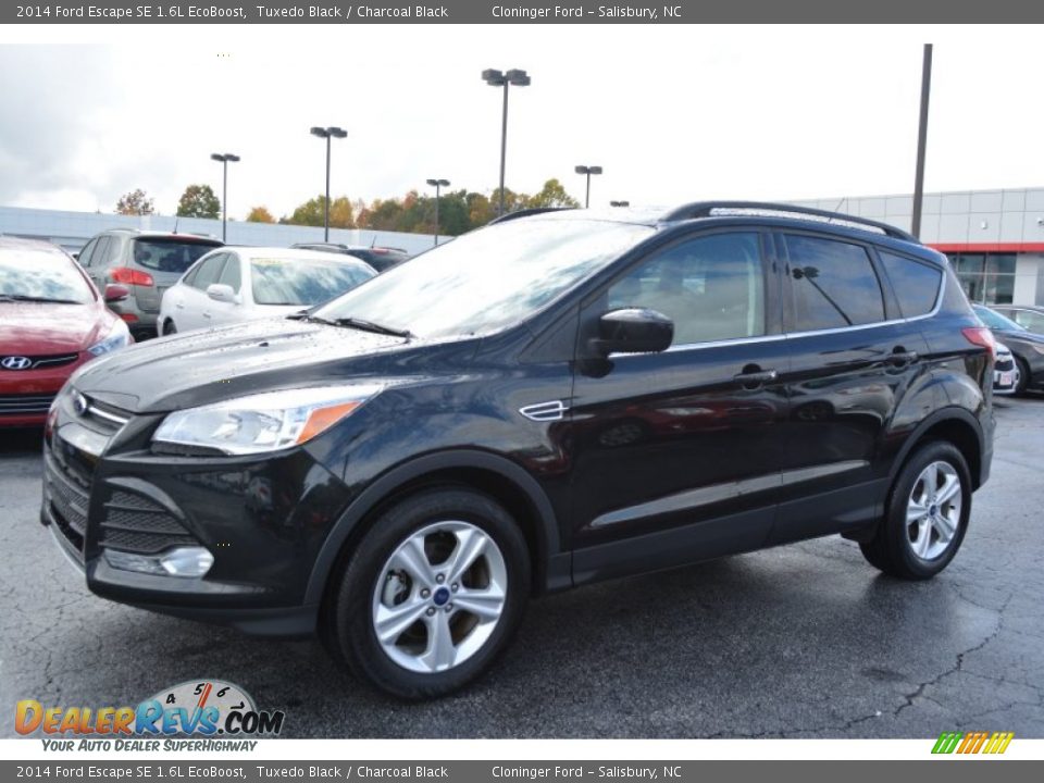 2014 Ford Escape SE 1.6L EcoBoost Tuxedo Black / Charcoal Black Photo #7