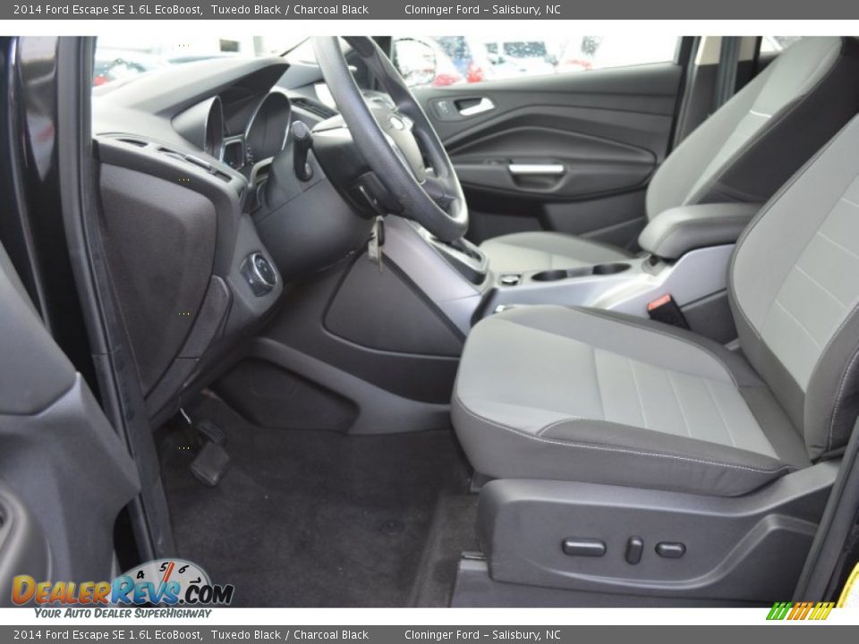 2014 Ford Escape SE 1.6L EcoBoost Tuxedo Black / Charcoal Black Photo #10