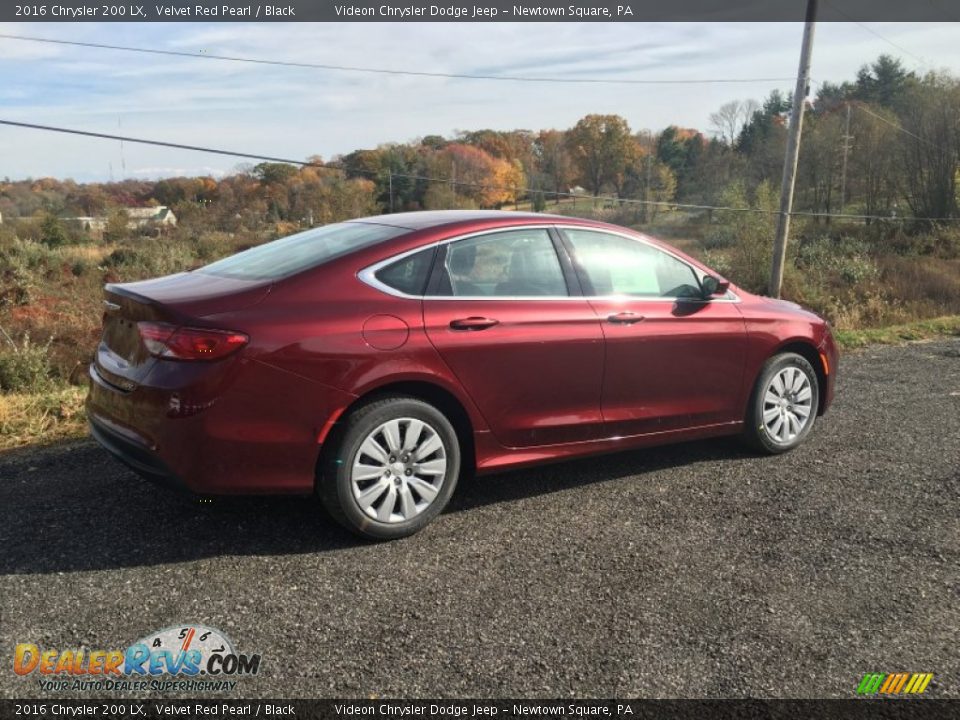 2016 Chrysler 200 LX Velvet Red Pearl / Black Photo #3