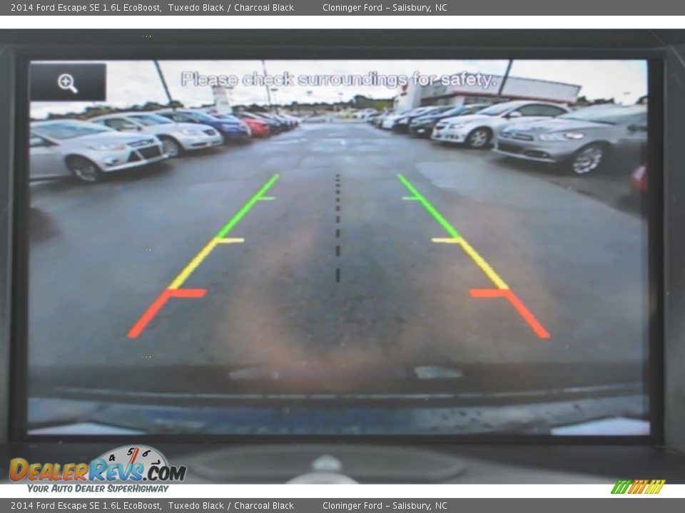 2014 Ford Escape SE 1.6L EcoBoost Tuxedo Black / Charcoal Black Photo #23